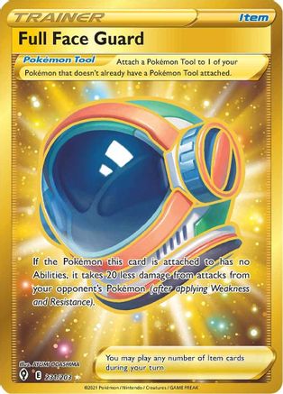 Full Face Guard (Gold) (231) Holofoil - Evolving Skies