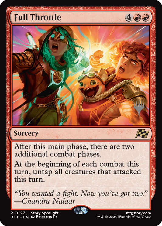 Full Throttle (Promo Pack) (127) Foil - Aetherdrift