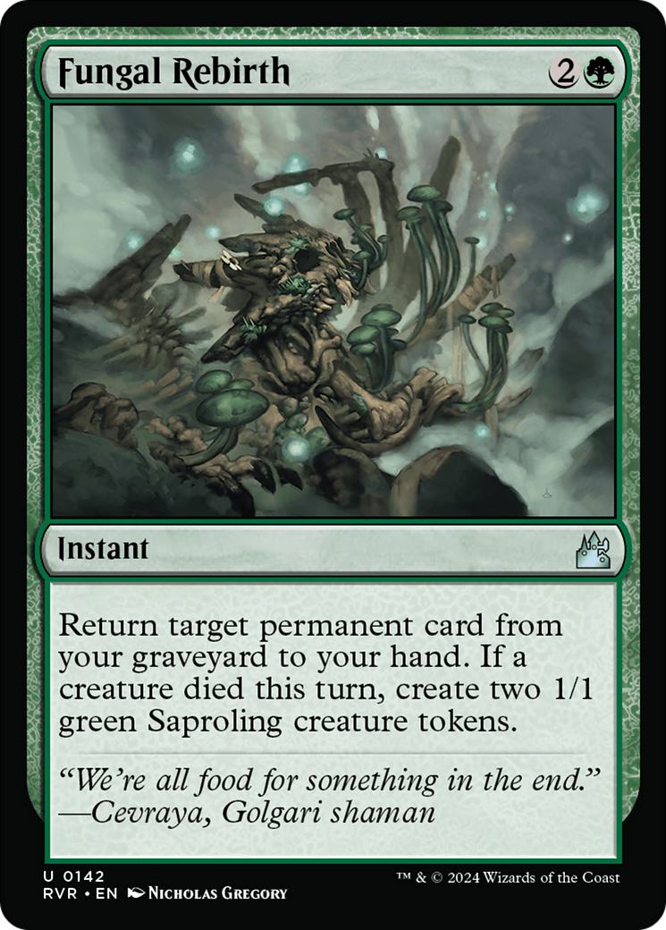 Fungal Rebirth (142) - Ravnica Remastered
