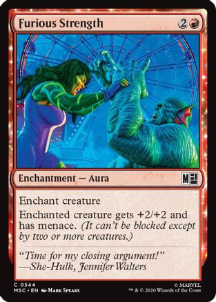 Furious Strength (544) - Commander: Marvel Super Heroes