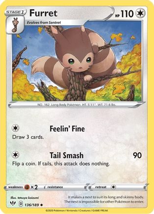 Furret (136) - Darkness Ablaze