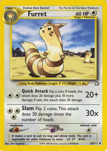 Furret (35) (Unlimited) - Neo Genesis