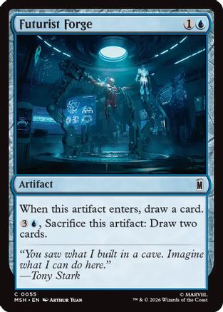 Futurist Forge (055) Foil - Marvel Super Heroes