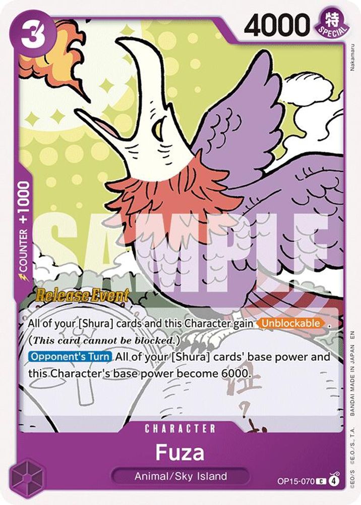 Fuza (OP15-070) Release Event Cards