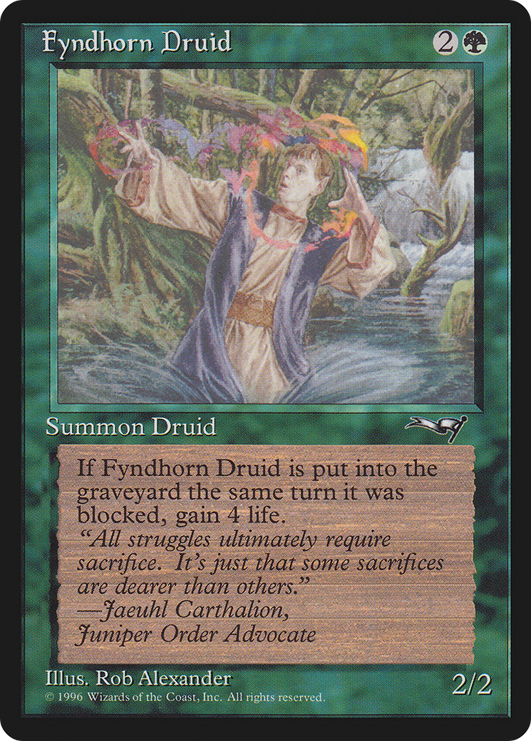 Fyndhorn Druid (b) - Alliances