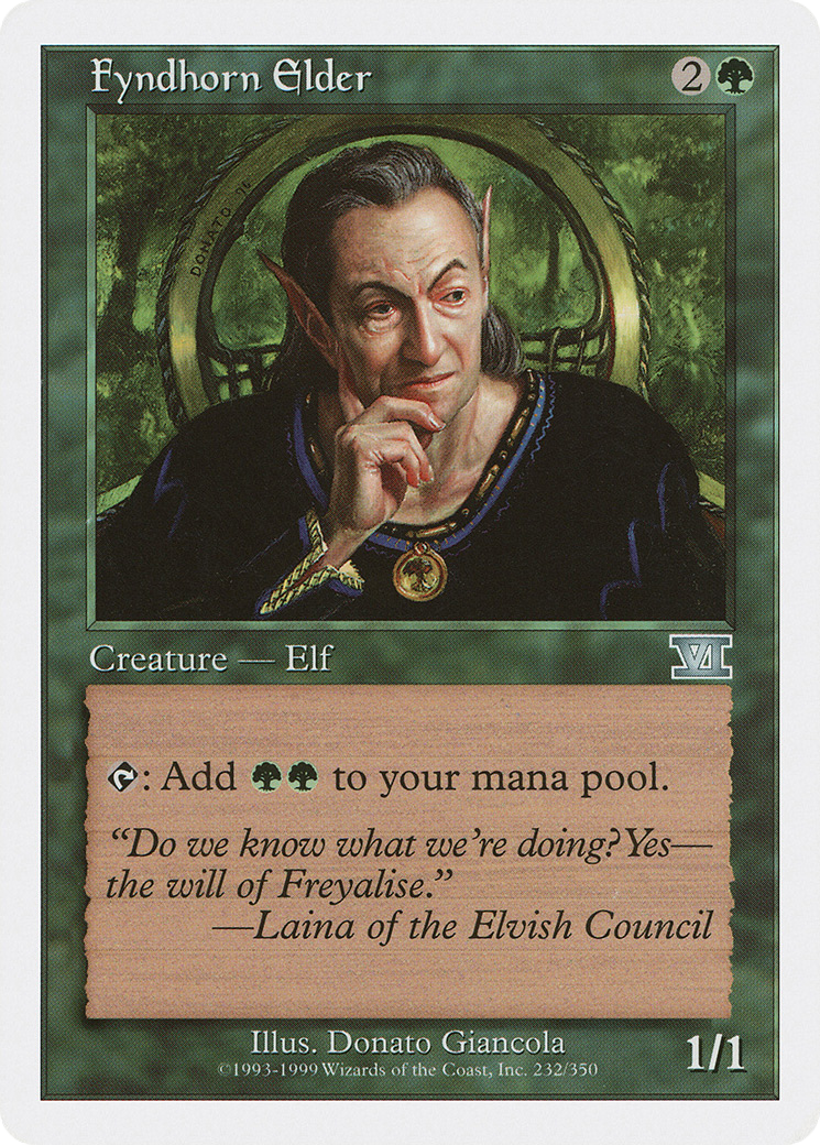 Fyndhorn Elder (232) - Classic Sixth Edition