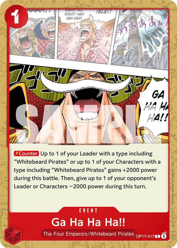 Ga Ha Ha Ha!! (OP17-017)