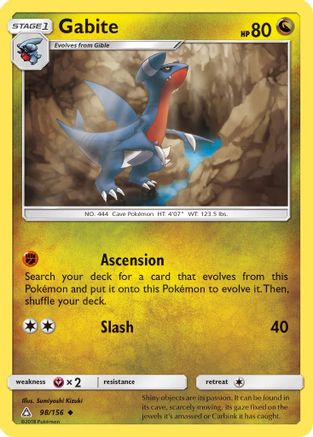 Gabite (98) Reverse Holofoil - Ultra Prism