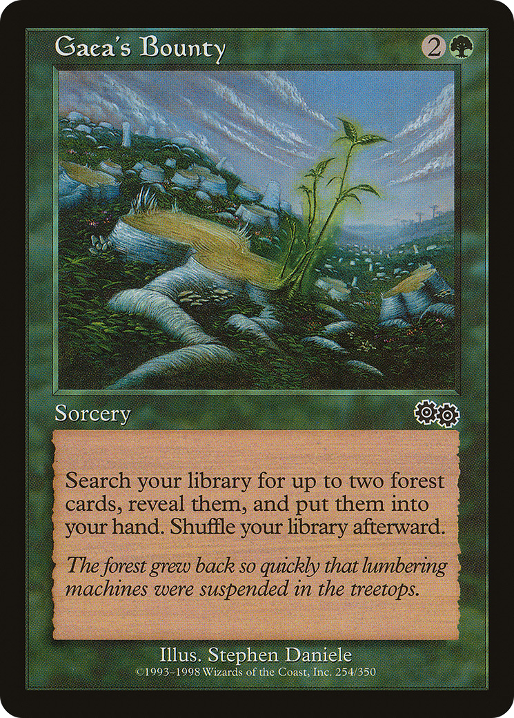 Gaea's Bounty (254) - Urza's Saga