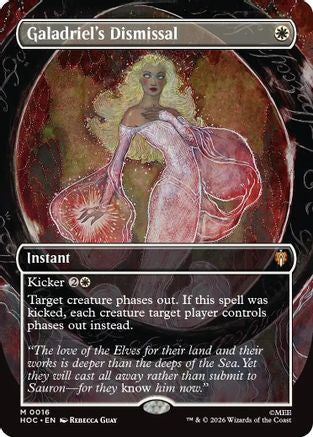Galadriel's Dismissal (Borderless) (016) Foil - The Hobbit: Eternal-Legal