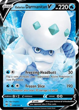 Galarian Darmanitan V (36) Holofoil - Vivid Voltage