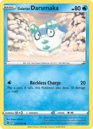 Galarian Darumaka (71) - Fusion Strike