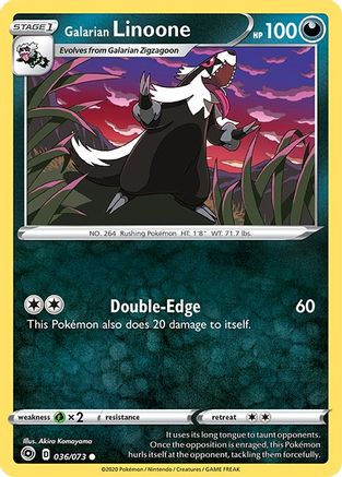 Galarian Linoone (36) - Champions Path