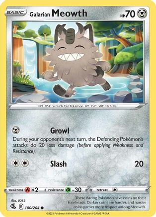 Galarian Meowth (180) - Fusion Strike