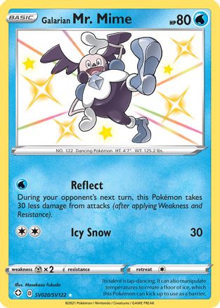 Galarian Mr. Mime (SV020) (Shiny Vault) Holofoil - Shining Fates
