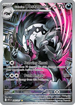 Galarian Obstagoon (245) Holofoil - Ascended Heroes
