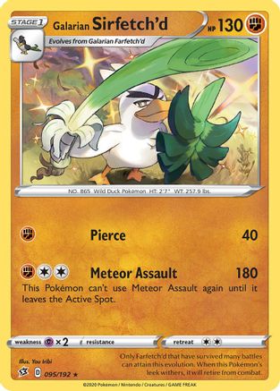 Galarian Sirfetch'd (Deck Exclusives) (95) - Rebel Clash