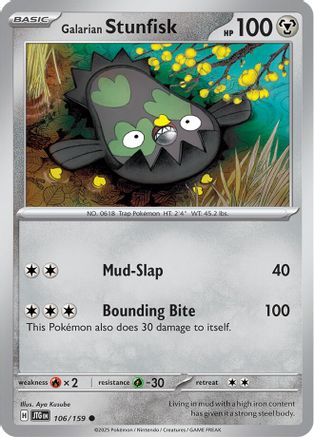 Galarian Stunfisk (106) - Journey Together