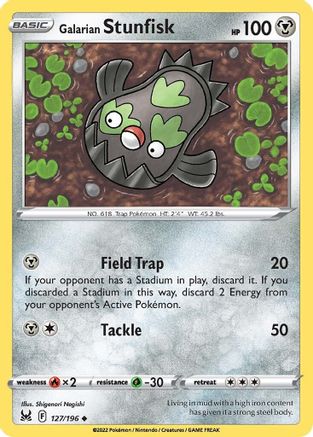 Galarian Stunfisk (127) - Lost Origin