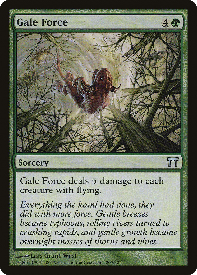 Gale Force (209) Foil - Champions of Kamigawa