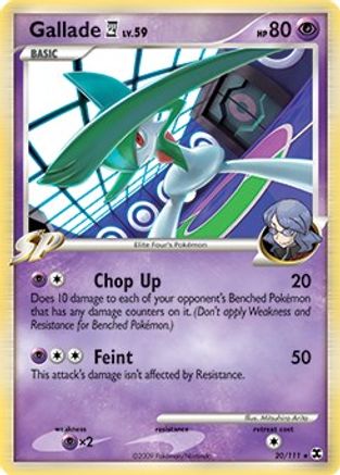 Gallade E4 (Deck Exclusives) (20) Holofoil - Rising Rivals