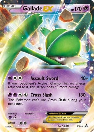Gallade EX (XY45) Holofoil - Black Star Promos