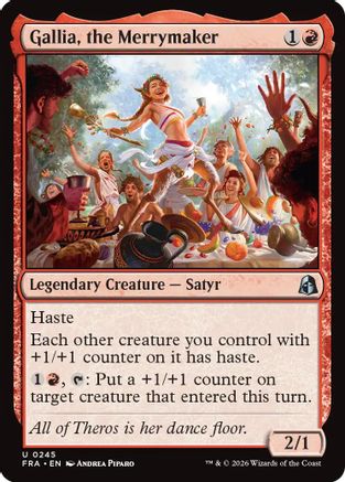 Gallia, the Merrymaker (245) Foil - Reality Fracture