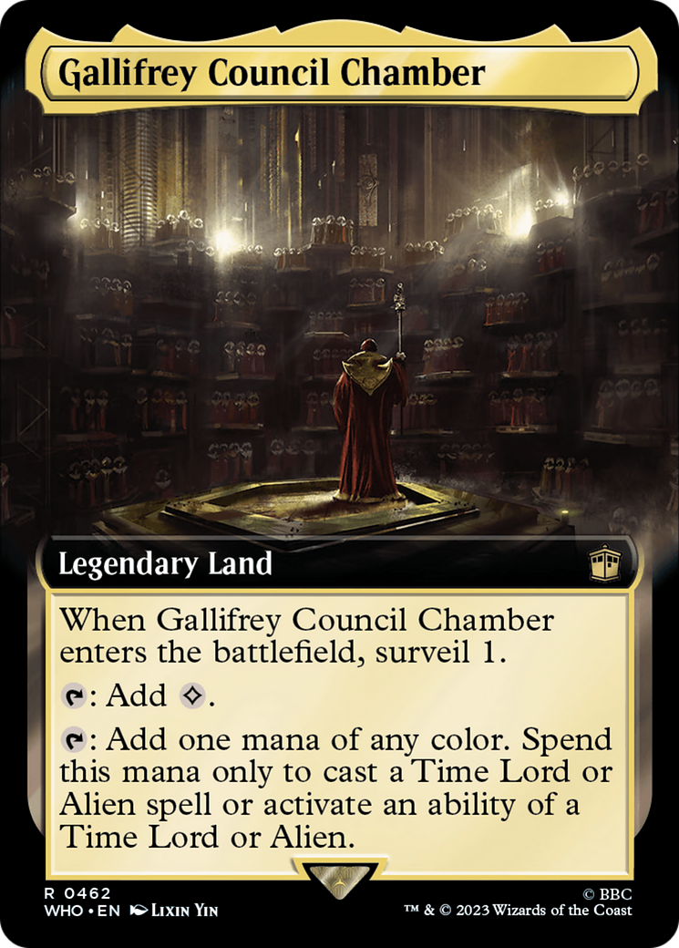 Gallifrey Council Chamber (Extended Art) (462) Foil - Doctor Who