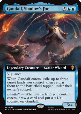 Gandalf, Shadow's Foe (Extended Art) (099) - The Hobbit: Eternal-Legal