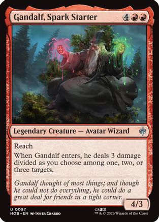 Gandalf, Spark Starter (097) Foil - The Hobbit