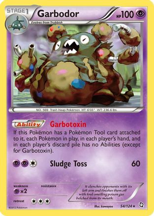 Garbodor (54) Holofoil - Dragons Exalted