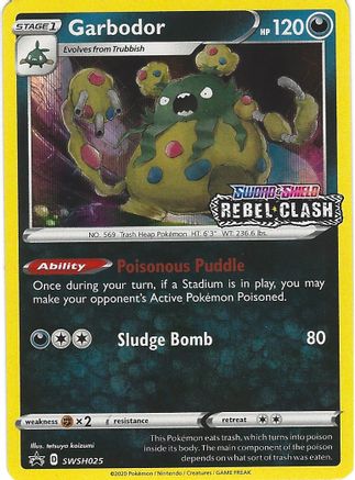 Garbodor (Prerelease) (SWSH025) Holofoil - Black Star Promos