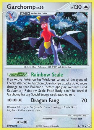 Garchomp (9) Holofoil - Mysterious Treasures