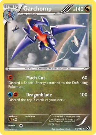 Garchomp (96) Holofoil - Legendary Treasures