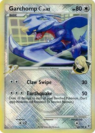 Garchomp C (League Promo) (60) Reverse Holofoil - League & Championship Cards