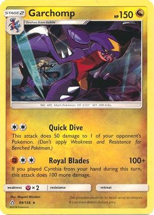 Garchomp (Cracked Ice Holo) (Deck Exclusives) (99) Holofoil - Ultra Prism