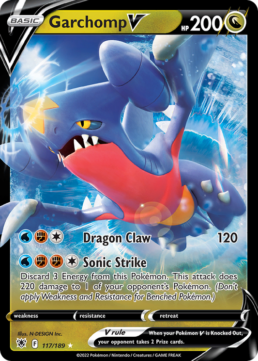 Garchomp V (117) Holofoil - Astral Radiance
