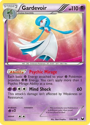 Gardevoir (109) Holofoil - Dark Explorers