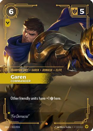 Garen – Commander (013) - Origins: Proving Grounds