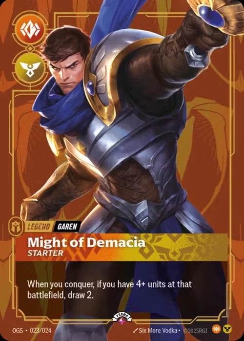 Garen – Might of Demacia (023) Foil - Riftbound Promotional Cards