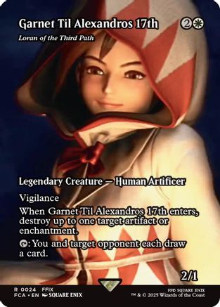 Garnet Til Alexandros 17th - Loran of the Third Path (Showcase) (024) Foil - FINAL FANTASY: Through the Ages