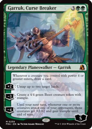 Garruk, Curse Breaker (259) Foil - Reality Fracture