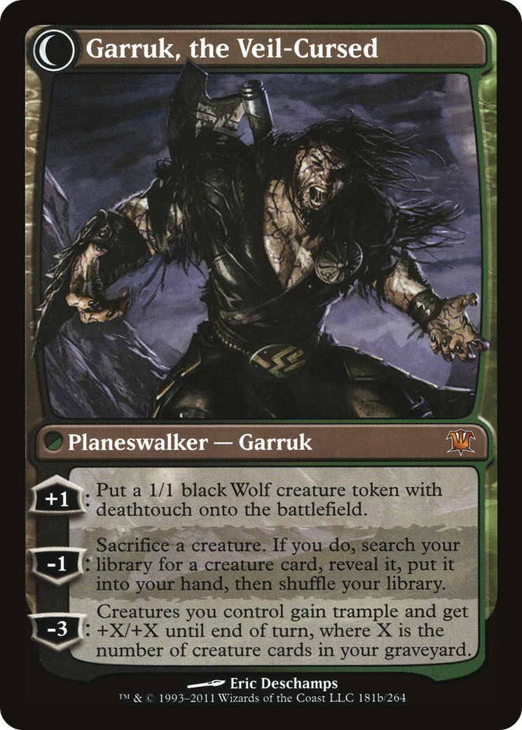 Garruk Relentless // Garruk, the Veil-Cursed (181) - Innistrad