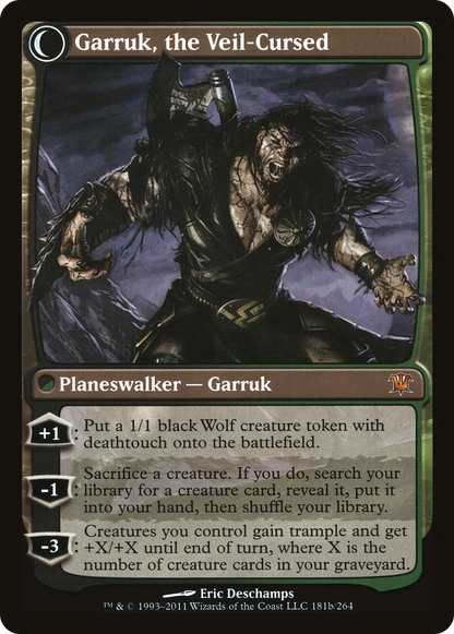 Garruk Relentless // Garruk, the Veil-Cursed (181) - Innistrad