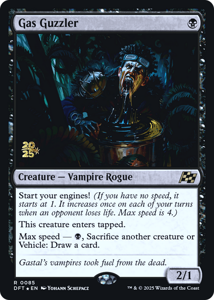 Gas Guzzler (Prerelease) (085) Foil - Aetherdrift