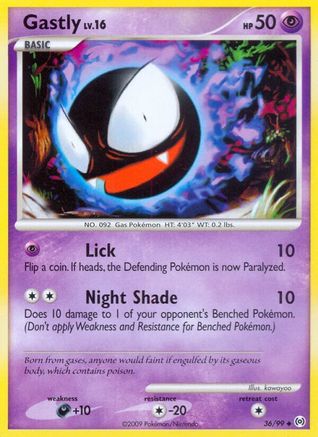 Gastly (36) Reverse Holofoil - Arceus