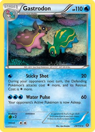 Gastrodon (29) Reverse Holofoil - Steam Siege
