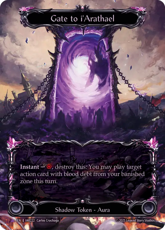 Gate to i'Arathael (Marvel) (IAR222) Cold Foil - Omens of the Third Age