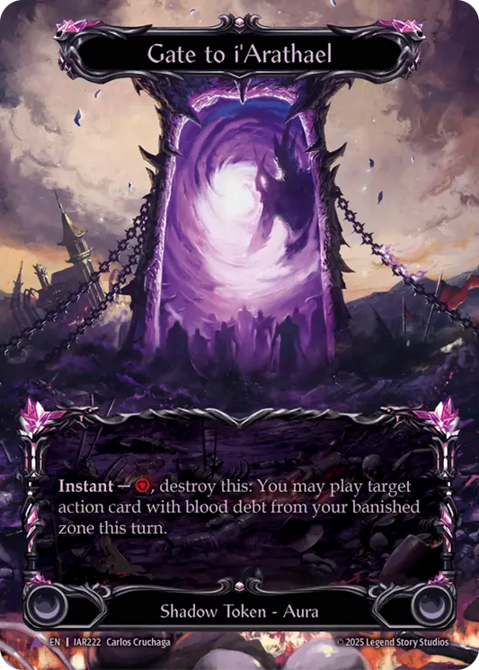 Gate to i'Arathael (Marvel) (IAR222) Cold Foil - Omens of the Third Age