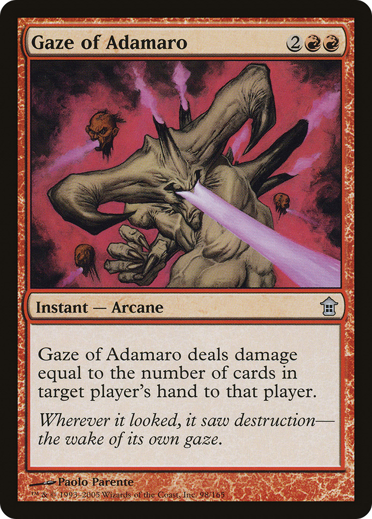 Gaze of Adamaro (098) Foil - Saviors of Kamigawa